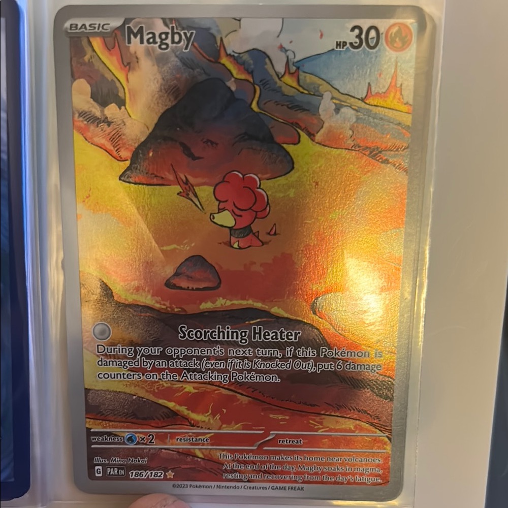 Magby Pokémon Card